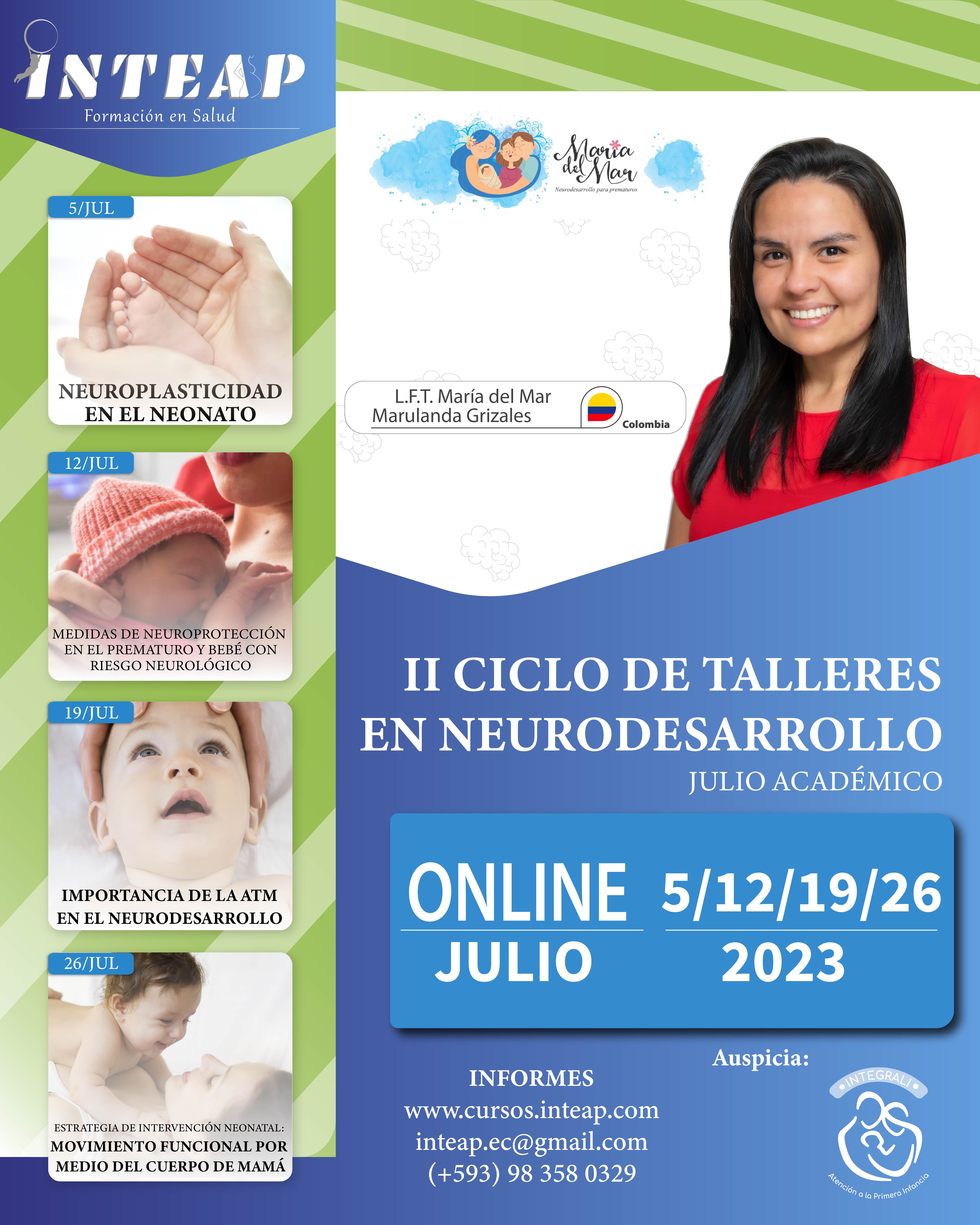 II Ciclo de Talleres en Neurodesarrollo INTEAP Formación en salud